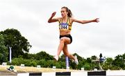 26 June 2021; Michelle Finn of Leevale AC, Cork, on her way to winning the Women's 3000m Steeplechase during day two of the Irish Life Health National Senior Championships at Morton Stadium in Santry, Dublin. Photo by Sam Barnes/Sportsfile