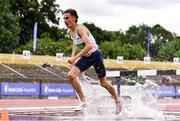 26 June 2021; Brian Fay of Raheny Shamrock AC, Dublin, on his way to winning the Men's 3000m Steeplechase during day two of the Irish Life Health National Senior Championships at Morton Stadium in Santry, Dublin. Photo by Sam Barnes/Sportsfile