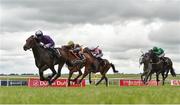 26 June 2021; Go Bears Go, left, with Rossa Ryan up, on their way to winning the GAIN Railway Stakes during day two of the Dubai Duty Free Irish Derby Festival at The Curragh Racecourse in Kildare. Photo by Seb Daly/Sportsfile