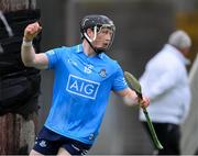 26 June 2021; Cian O'Sullivan of Dublin celebrates after scoring his side's first goal during the Leinster GAA Hurling Senior Championship Quarter-Final match between Dublin and Antrim at Páirc Tailteann in Navan, Meath. Photo by Stephen McCarthy/Sportsfile