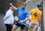 26 June 2021; Cian O'Sullivan of Dublin celebrates after scoring his side's first goal during the Leinster GAA Hurling Senior Championship Quarter-Final match between Dublin and Antrim at Páirc Tailteann in Navan, Meath. Photo by Stephen McCarthy/Sportsfile