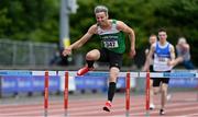 26 June 2021; Thomas Barr of Ferrybank AC, Waterford, on his way to winning the Men's 400m Hurdles during day two of the Irish Life Health National Senior Championships at Morton Stadium in Santry, Dublin. Photo by Sam Barnes/Sportsfile