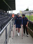 26 June 2021; Injured Mayo player Cillian O'Connor arrives prior to the Connacht GAA Football Senior Championship Quarter-Final match between Sligo and Mayo at Markievicz Park in Sligo. Photo by David Fitzgerald/Sportsfile