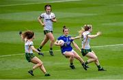 26 June 2021; Anna Galvin of Kerry in action against Orla Byrne, left, Orlagh Lally, centre, and Emma Duggan of Meath during the Lidl Ladies Football National League Division 2 Final match between Kerry and Meath at Croke Park in Dublin. Photo by Ramsey Cardy/Sportsfile