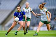 26 June 2021; Louise Galvin of Kerry in action against Aoibheann Leahy of Meath during the Lidl Ladies Football National League Division 2 Final match between Kerry and Meath at Croke Park in Dublin. Photo by Ramsey Cardy/Sportsfile
