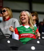26 June 2021; Mayo supporters react during the Connacht GAA Football Senior Championship Quarter-Final match between Sligo and Mayo at Markievicz Park in Sligo. Photo by David Fitzgerald/Sportsfile