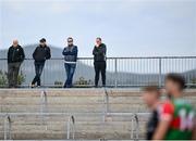 26 June 2021; Supporters look on during the Connacht GAA Football Senior Championship Quarter-Final match between Sligo and Mayo at Markievicz Park in Sligo. Photo by David Fitzgerald/Sportsfile