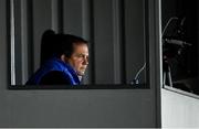 26 June 2021; The suspended Wexford manager Davy Fitzgerald watches the game from a box in the stand during the Leinster GAA Hurling Senior Championship Quarter-Final match between Wexford and Laois at UPMC Nowlan Park in Kilkenny. Photo by Ray McManus/Sportsfile