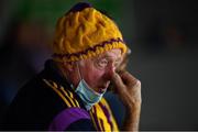 26 June 2021; Wexford supporter Harry Kitch Henry, from Ferns, during the Leinster GAA Hurling Senior Championship Quarter-Final match between Wexford and Laois at UPMC Nowlan Park in Kilkenny. Photo by Ray McManus/Sportsfile