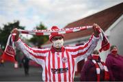 26 June 2021; Sligo supporter George Chadda prior to the SSE Airtricity League Premier Division match between Sligo Rovers and Bohemians at The Showgrounds in Sligo. Photo by David Fitzgerald/Sportsfile