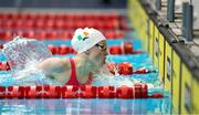 26 June 2021; Ellen Walshe of Templeogue SC competing in the 200m breaststroke during day three of the 2021 Swim Ireland Performance Meet at the Sport Ireland National Aquatic Centre at the Sport Ireland Campus in Dublin. Photo by David Kiberd/Sportsfile