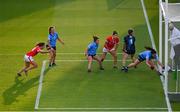 26 June 2021; Olwen Carey of Dublin clears the ball from her goal line during the Lidl Ladies Football National League Division 1 Final match between Cork and Dublin at Croke Park in Dublin. Photo by Ramsey Cardy/Sportsfile