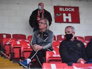 26 June 2021; Finn Harps manager Ollie Horgan watches on from the stands during the SSE Airtricity League Premier Division match between Sligo Rovers and Bohemians at The Showgrounds in Sligo. Photo by David Fitzgerald/Sportsfile