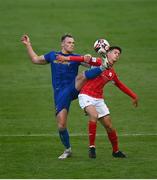 26 June 2021; Ciaran Kelly of Bohemians in action against Johnny Kenny of Sligo Rovers during the SSE Airtricity League Premier Division match between Sligo Rovers and Bohemians at The Showgrounds in Sligo. Photo by David Fitzgerald/Sportsfile