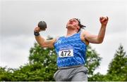 27 June 2021; James Kelly of Finn Valley AC, Donegal, competing in the Men's Shot Put during day three of the Irish Life Health National Senior Championships at Morton Stadium in Santry, Dublin. Photo by Sam Barnes/Sportsfile
