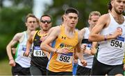 26 June 2021; Darragh McElhinney of UCD AC, Dublin, competing in the Men's 1500m during day two of the Irish Life Health National Senior Championships at Morton Stadium in Santry, Dublin. Photo by Sam Barnes/Sportsfile