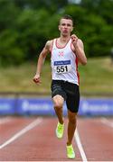 26 June 2021; Christopher O'Donnell of North Sligo AC, competing in the Men's 400m during day two of the Irish Life Health National Senior Championships at Morton Stadium in Santry, Dublin. Photo by Sam Barnes/Sportsfile