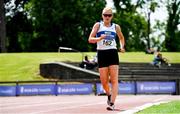 27 June 2021; Kate Veale of West Waterford AC, on her way to winning the Women's 5000m Walk during day three of the Irish Life Health National Senior Championships at Morton Stadium in Santry, Dublin. Photo by Sam Barnes/Sportsfile