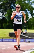 27 June 2021; Kate Veale of West Waterford AC, on her way to winning the Women's 5000m Walk during day three of the Irish Life Health National Senior Championships at Morton Stadium in Santry, Dublin. Photo by Sam Barnes/Sportsfile