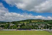 27 June 2021; A general view of the pitch before the Leinster GAA Football Senior Championship Round 1 match between Wicklow and Wexford at County Grounds in Aughrim, Wicklow. Photo by Piaras Ó Mídheach/Sportsfile