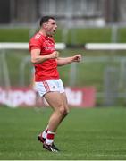 27 June 2021; Sam Mulroy of Louth celebrates after kicking a last minute free to equalise the game during the Leinster GAA Football Senior Championship Round 1 match between Louth and Offaly at Páirc Tailteann in Navan, Meath. Photo by David Fitzgerald/Sportsfile