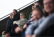 27 June 2021; Golfer Shane Lowry looks on during the Leinster GAA Football Senior Championship Round 1 match between Louth and Offaly at Páirc Tailteann in Navan, Meath. Photo by David Fitzgerald/Sportsfile