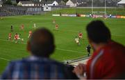 27 June 2021; Supporters watch from the main stand during the Leinster GAA Football Senior Championship Round 1 match between Louth and Offaly at Páirc Tailteann in Navan, Meath. Photo by David Fitzgerald/Sportsfile
