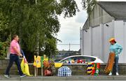 27 June 2021; Sandra Cleary beside her stall outside Bord Na Mona O’Connor Park before the Leinster GAA Football Senior Championship Round 1 match between Carlow and Longford at Bord Na Mona O’Connor Park in Tullamore, Offaly. Photo by Eóin Noonan/Sportsfile