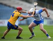 27 June 2021; Shane Bennett of Waterford in action against Paul Flanagan of Clare during the Munster GAA Hurling Senior Championship Quarter-Final match between Waterford and Clare at Semple Stadium in Thurles, Tipperary. Photo by Stephen McCarthy/Sportsfile