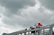 27 June 2021; Supporters before the Leinster GAA Football Senior Championship Round 1 match between Carlow and Longford at Bord Na Mona O’Connor Park in Tullamore, Offaly. Photo by Eóin Noonan/Sportsfile