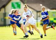 27 June 2021; Grainne Kenneally of Kildare in action against Amy Healy of Laois during the Lidl Ladies Football National League Division 3 Final match between Kildare and Laois at Baltinglass GAA Club in Baltinglass, Wicklow. Photo by Matt Browne/Sportsfile