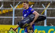 27 June 2021; Clare goalkeeper Eibhear Quilligan, with his bags packed, heads back to the dressing room after the Munster GAA Hurling Senior Championship Quarter-Final match between Waterford and Clare at Semple Stadium in Thurles, Tipperary. Photo by Ray McManus/Sportsfile