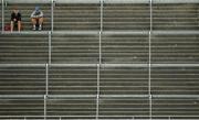 27 June 2021; Supporters during the Leinster GAA Football Senior Championship Round 1 match between Carlow and Longford at Bord Na Mona O’Connor Park in Tullamore, Offaly. Photo by Eóin Noonan/Sportsfile