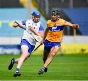 27 June 2021; Austin Gleeson of Waterford in action against Cathal Malone of Clare during the Munster GAA Hurling Senior Championship Quarter-Final match between Waterford and Clare at Semple Stadium in Thurles, Tipperary. Photo by Ray McManus/Sportsfile