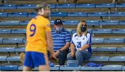27 June 2021; Waterford supporters watch on as Tony Kelly of Clare prepares to take a free during the Munster GAA Hurling Senior Championship Quarter-Final match between Waterford and Clare at Semple Stadium in Thurles, Tipperary. Photo by Stephen McCarthy/Sportsfile