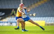 27 June 2021; Calum Lyons of Waterford in action against Ian Galvin of Clare during the Munster GAA Hurling Senior Championship Quarter-Final match between Waterford and Clare at Semple Stadium in Thurles, Tipperary. Photo by Stephen McCarthy/Sportsfile