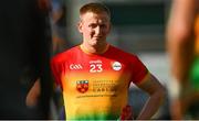 27 June 2021; Shane O'Neill of Carlow after the Leinster GAA Football Senior Championship Round 1 match between Carlow and Longford at Bord Na Mona O’Connor Park in Tullamore, Offaly. Photo by Eóin Noonan/Sportsfile