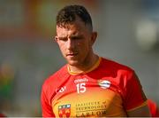 27 June 2021; Darragh Foley of Carlow after the Leinster GAA Football Senior Championship Round 1 match between Carlow and Longford at Bord Na Mona O’Connor Park in Tullamore, Offaly. Photo by Eóin Noonan/Sportsfile