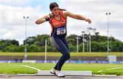 27 June 2021; Casey Mulvey of Inny Vale AC, Cavan, competing in the Women's Shot Put during day three of the Irish Life Health National Senior Championships at Morton Stadium in Santry, Dublin. Photo by Sam Barnes/Sportsfile