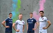 29 June 2021; Summer 2021 is officially on! In attendance during the AIB GAA All-Ireland Senior Football Championship launch at Croke Park in Dublin are, from left, Conor Sweeney, Ballyporeen and Tipperary, Ryan O’Donoghue, Belmullet and Mayo, Daniel Flynn, Johnstownbridge and Kildare, and Paul Donaghy, Dungannon Thomas Clarkes and Tyrone s AIB celebrated the return of summer football and the reignition of county rivalries nationwide ahead of some of #TheToughest games of the year. Photo by Eóin Noonan/Sportsfile