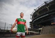 29 June 2021; Summer 2021 is officially on! Mayo footballer Ryan O’Donoghue pictured today at AIB’s launch of the 2021 GAA All-Ireland Senior Football Championship. O’Donoghue was in attendance at the launch alongside Pádraig Faulkner, Kingscourt Stars and Cavan, Conor Sweeney, Ballyporeen and Tipperary, Daniel Flynn, Johnstownbridge and Kildare, and Paul Donaghy, Dungannon Thomas Clarkes and Tyrone, as AIB celebrated the return of summer football and the reignition of county rivalries nationwide ahead of some of #TheToughest games of the year. Photo by David Fitzgerald/Sportsfile