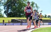 27 June 2021; Jamie Battle of Mullingar Harriers AC, Westmeath, competing in the Men's 10000m during day three of the Irish Life Health National Senior Championships at Morton Stadium in Santry, Dublin. Photo by Sam Barnes/Sportsfile