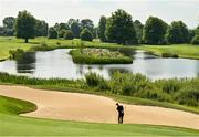 29 June 2021; Matthew Jordan of England chips onto the 18th green during a practice round before the Dubai Duty Free Irish Open Golf Championship at Mount Juliet in Thomastown, Kilkenny. Photo by Ramsey Cardy/Sportsfile