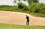 29 June 2021; Matthew Jordan of England chips onto the 18th green during a practice round before the Dubai Duty Free Irish Open Golf Championship at Mount Juliet in Thomastown, Kilkenny. Photo by Ramsey Cardy/Sportsfile