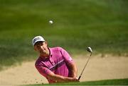 29 June 2021; Padraig Harrington of Ireland plays out of a bunker on hole one during a practice round before the Dubai Duty Free Irish Open Golf Championship at Mount Juliet in Thomastown, Kilkenny. Photo by Ramsey Cardy/Sportsfile