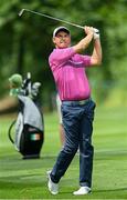 29 June 2021; Padraig Harrington of Ireland watches his shot on the 4th during a practice round before the Dubai Duty Free Irish Open Golf Championship at Mount Juliet in Thomastown, Kilkenny. Photo by Ramsey Cardy/Sportsfile