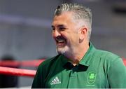 29 June 2021; Coach John Conlan during a Tokyo 2020 Team Ireland Announcement for Boxing in the Sport Ireland Institute at the Sport Ireland Campus in Dublin.  Photo by Brendan Moran/Sportsfile