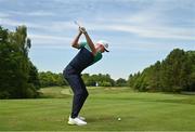 29 June 2021; Mark Power of Ireland plays a shot off the sixth tee box during a practice round before the Dubai Duty Free Irish Open Golf Championship at Mount Juliet in Thomastown, Kilkenny. Photo by Ramsey Cardy/Sportsfile