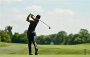 29 June 2021; Rory McIlroy of Northern Ireland watches his tee shot on the 15th during a practice round before the Dubai Duty Free Irish Open Golf Championship at Mount Juliet in Thomastown, Kilkenny. Photo by Ramsey Cardy/Sportsfile