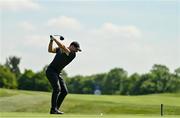 29 June 2021; Rory McIlroy of Northern Ireland plays his tee shot on the 15th during a practice round before the Dubai Duty Free Irish Open Golf Championship at Mount Juliet in Thomastown, Kilkenny. Photo by Ramsey Cardy/Sportsfile